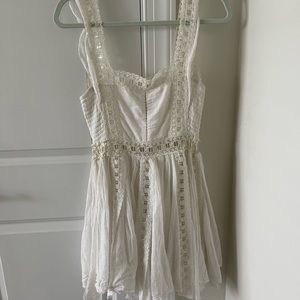 Free people white dress size small